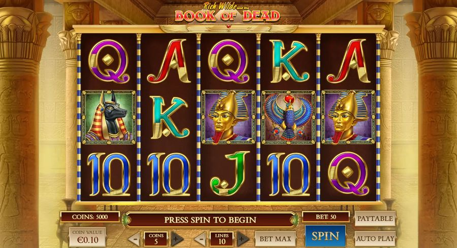 Book of Dead slot Canada